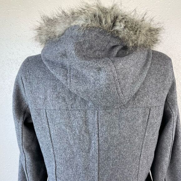 Old Navy Hooded Wool Blend Jacket Size S EUC - Picture 6 of 8